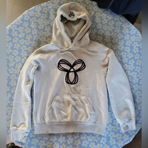 TNA by Aritzia Baltic Women's M White-Wash Hoodie With Large Logo